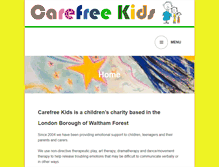 Tablet Screenshot of carefreekids.org